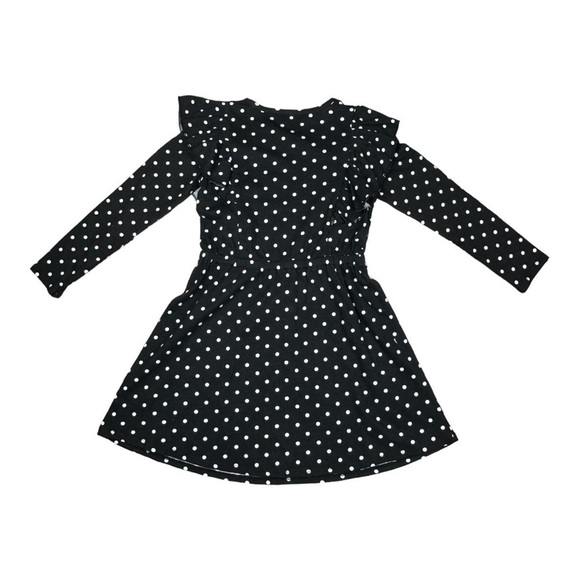 Harper Canyon Polka Dot Long Sleeve Ruffle Dress 
Size 5 - Picture 2 of 4